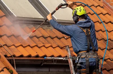 Démoussage et hydrofuge de toiture à Grandval